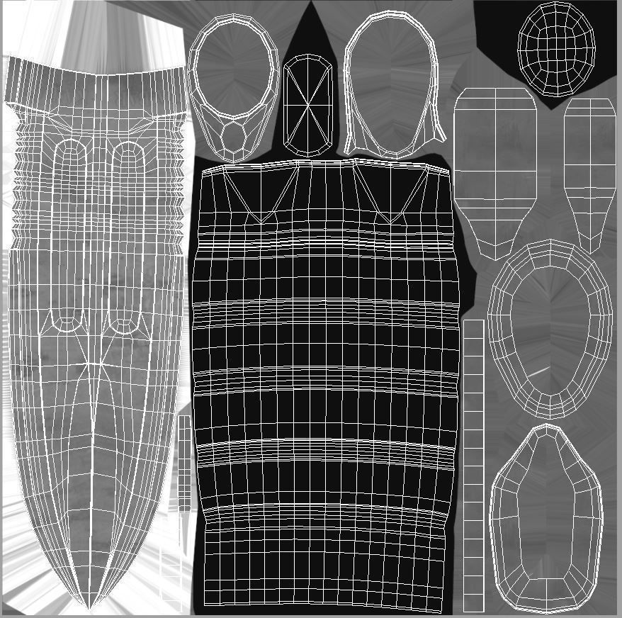 Kabar Knife Pack with Sheath 3D model_31