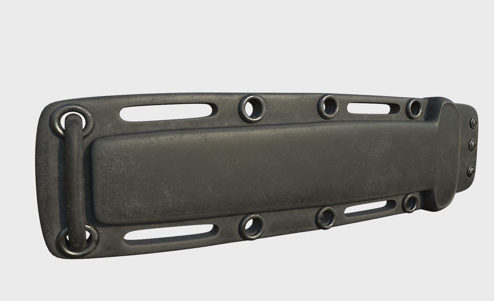 Kabar Knife Pack with Sheath 3D model_4