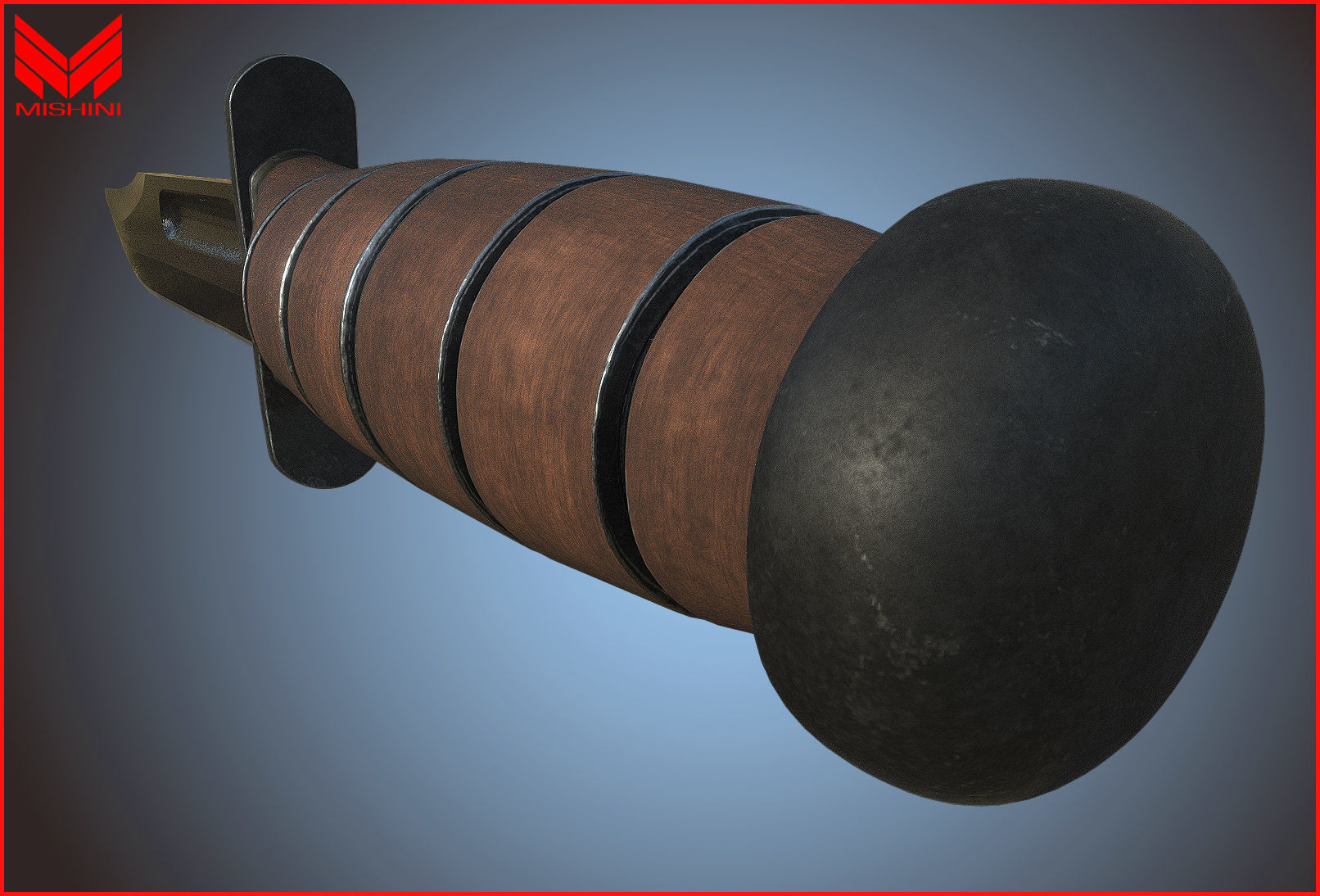 Kabar Knife Pack with Sheath 3D model_5