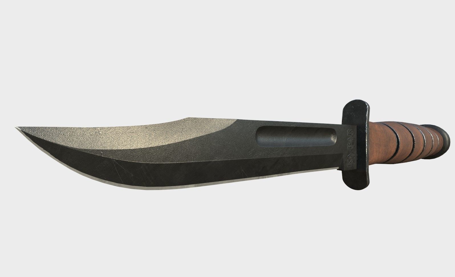 Kabar Knife Pack with Sheath 3D model_2