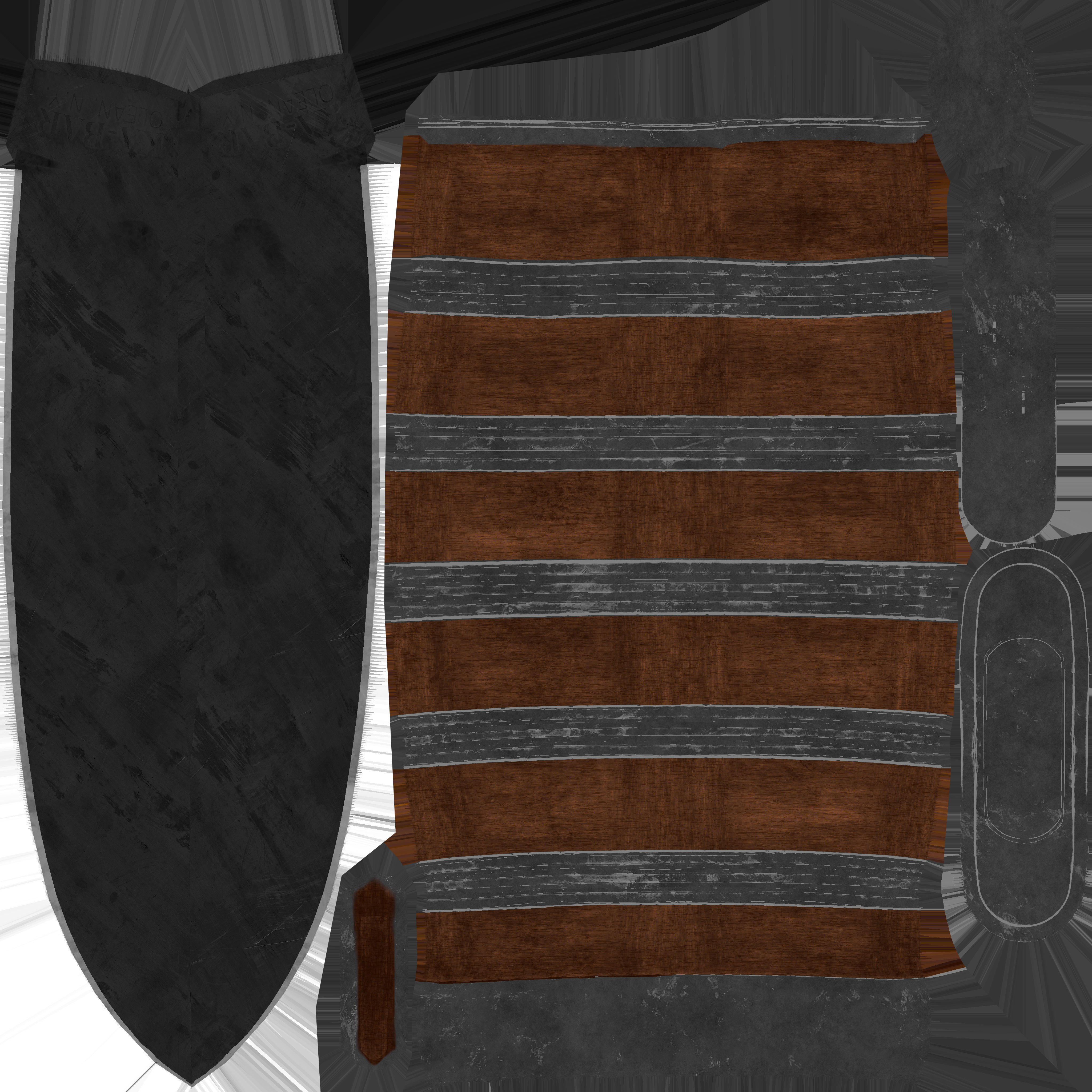 Kabar Knife Pack with Sheath 3D model_33