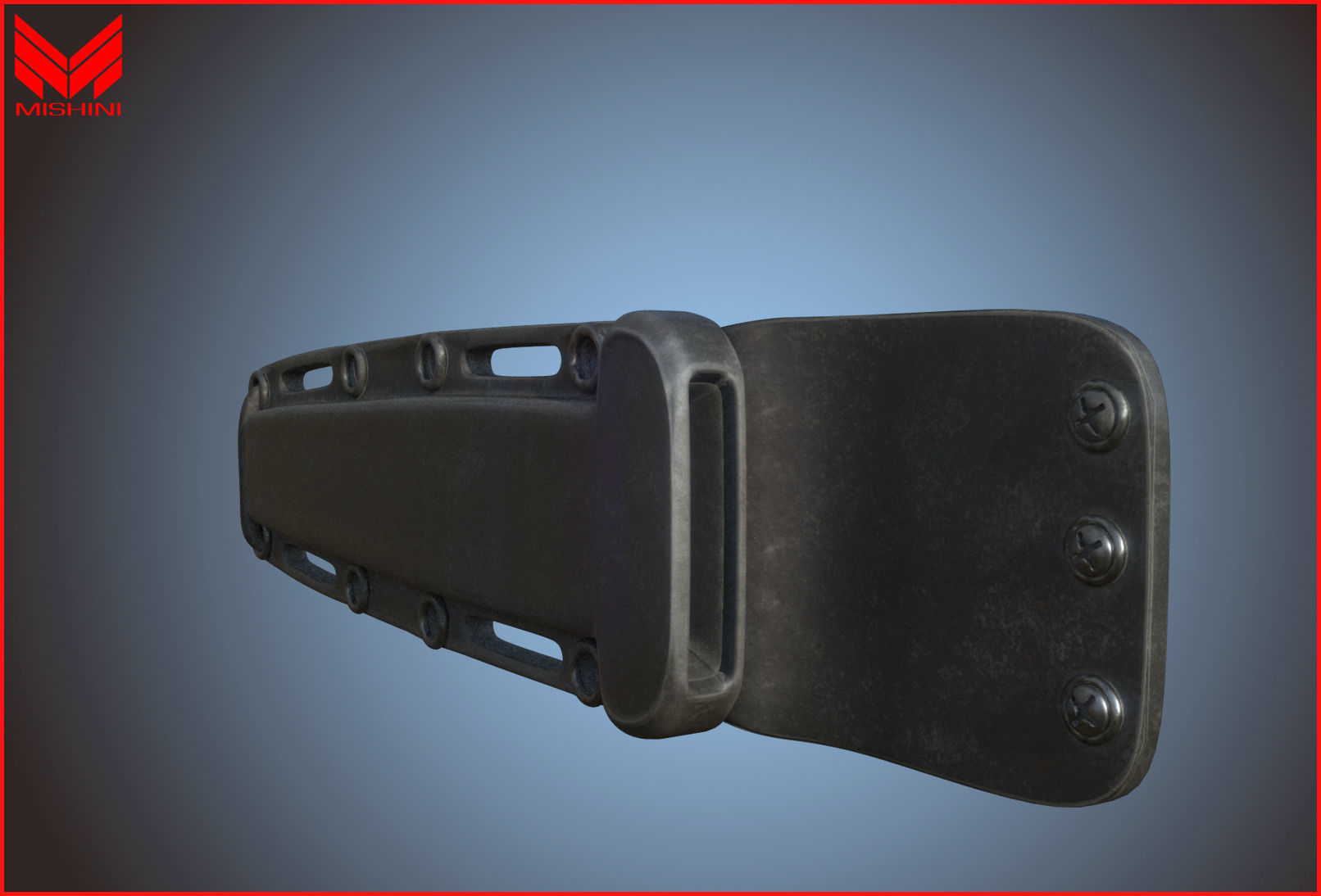 Kabar Knife Pack with Sheath 3D model_22