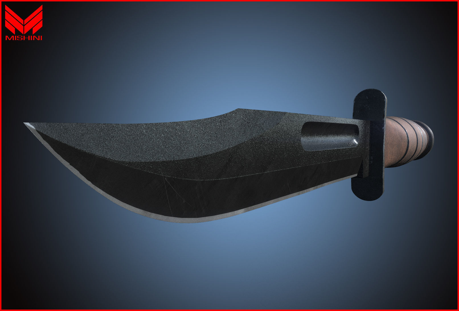 Kabar Knife Pack with Sheath 3D model_11