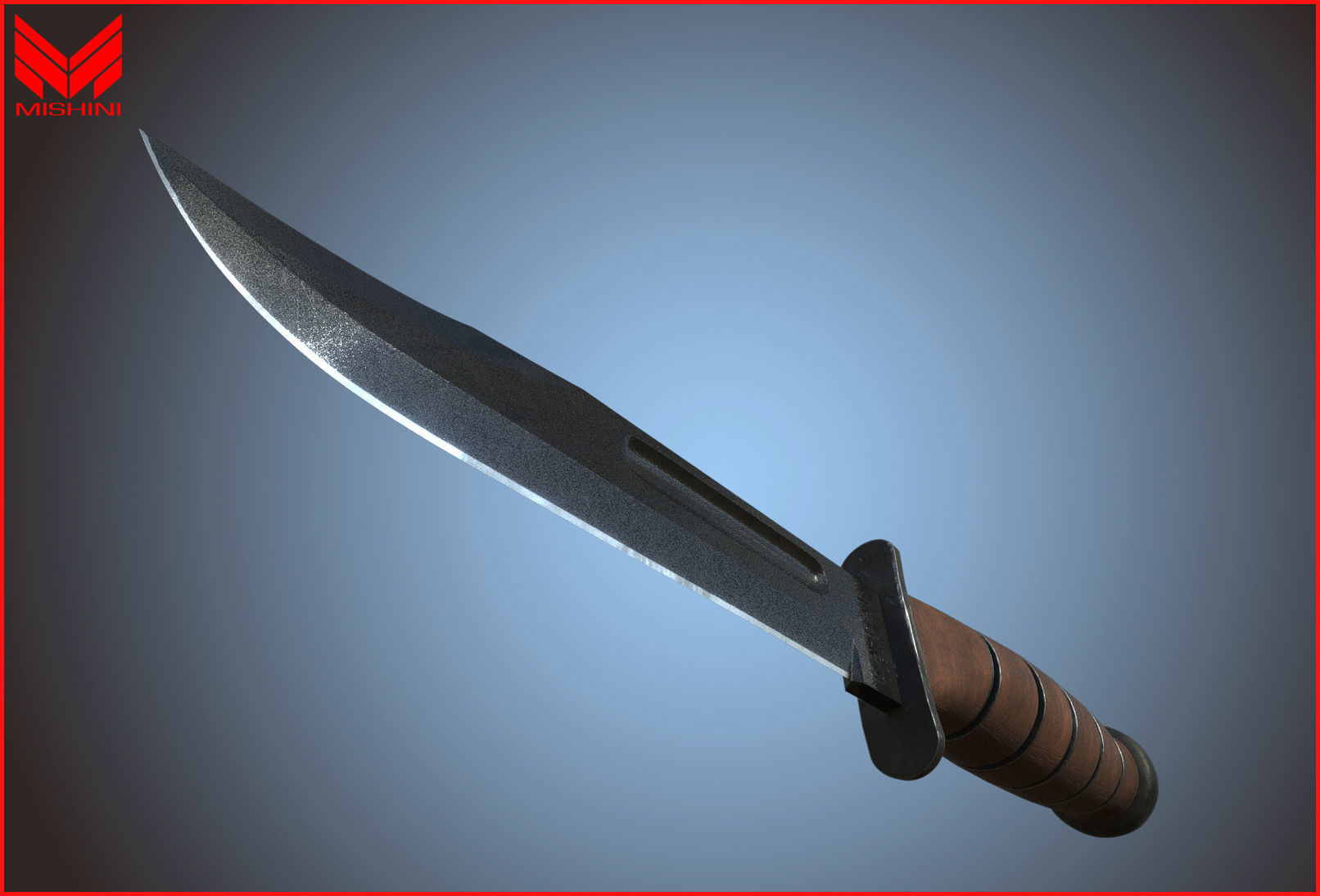 Kabar Knife Pack with Sheath 3D model_21