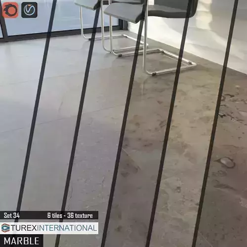 TUREX INTERNATIONAL Marble Tiles Set