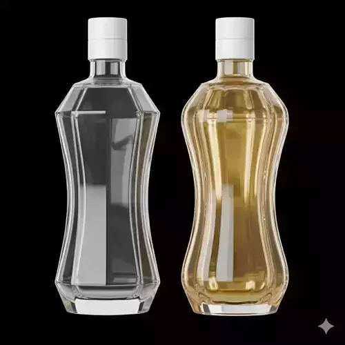 3D Wedding Drink Bottles