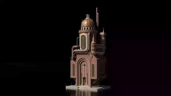 Steampunk Building - House 28