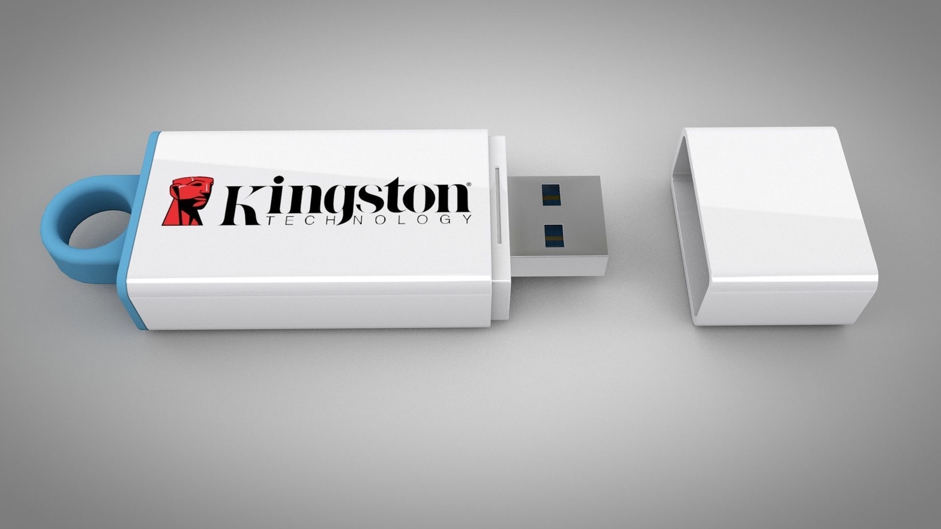 USB Memory stick 3D model_2