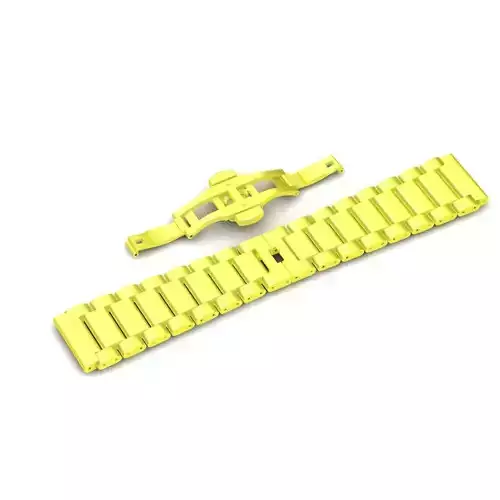 Luxury Metal Watch Bracelet with Deployant Clasp 80a