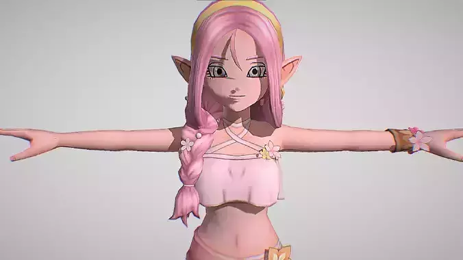Seaside Spirit Rose - Included Animations - Dragon Quest Tact