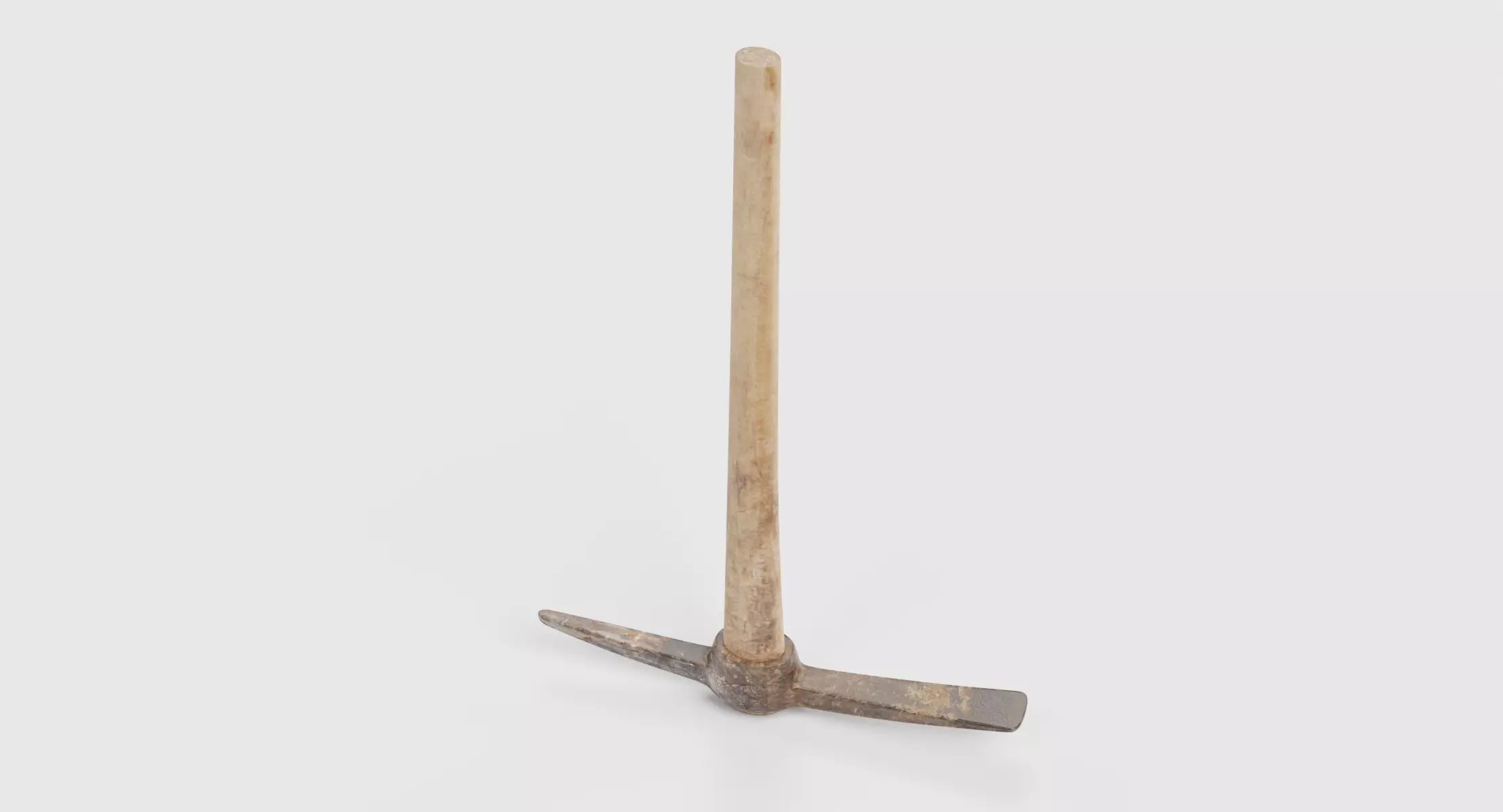 Pickaxe - Weathered Digging Tool 3D model