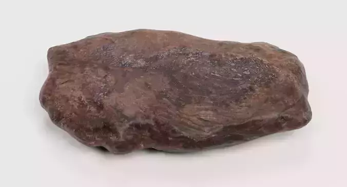 Rare Rump Steak - Realistic Cooked Beef Meat Cut 3D model 3