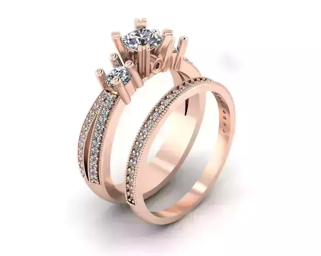 round solitaire engagement jewelry ring 