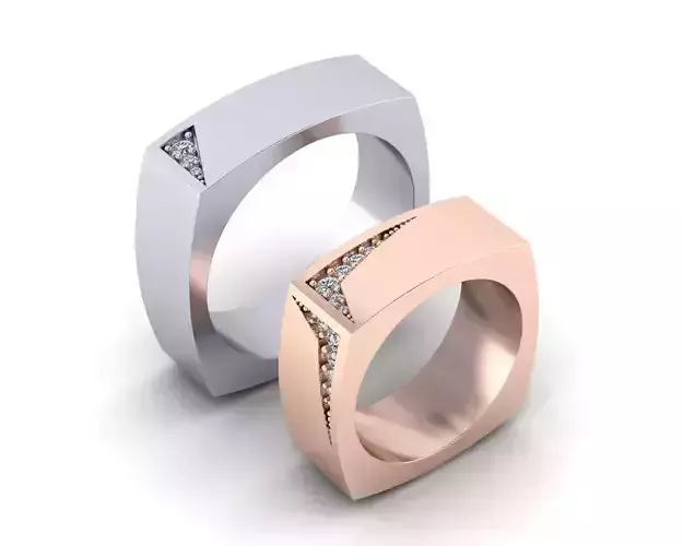 rectangle engagement jewelry set ring