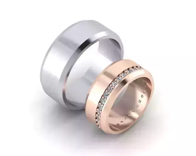 eternity engagement jewelry set ring