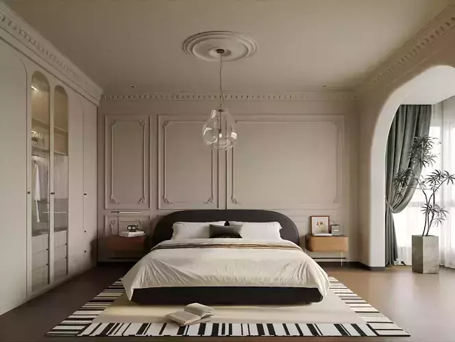 Modern Classic Master Bedroom
