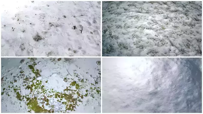 Snow PBR Texture Set