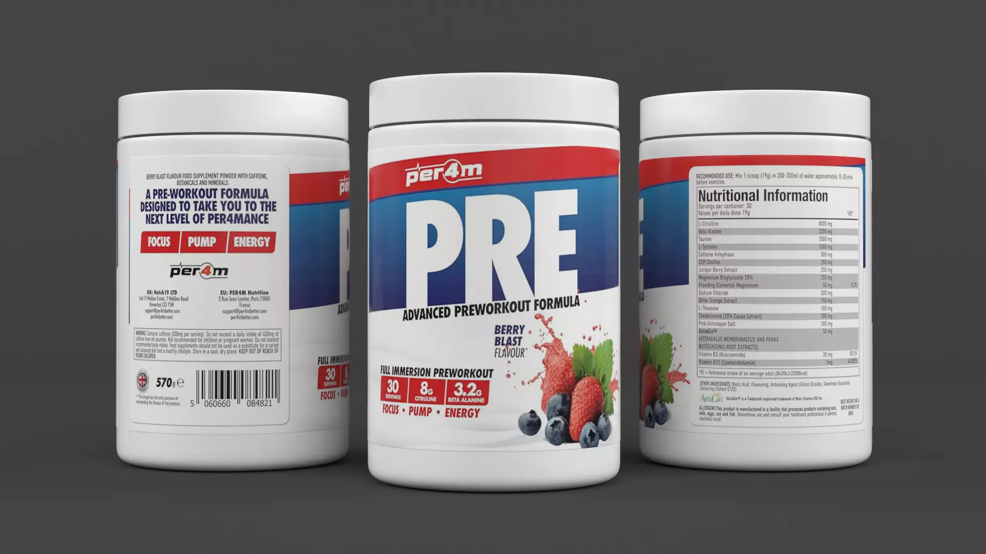 Protein Powder 3D model