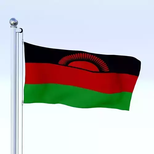 Animated Malawi Flag