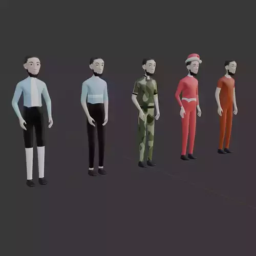 Stylized character - zero