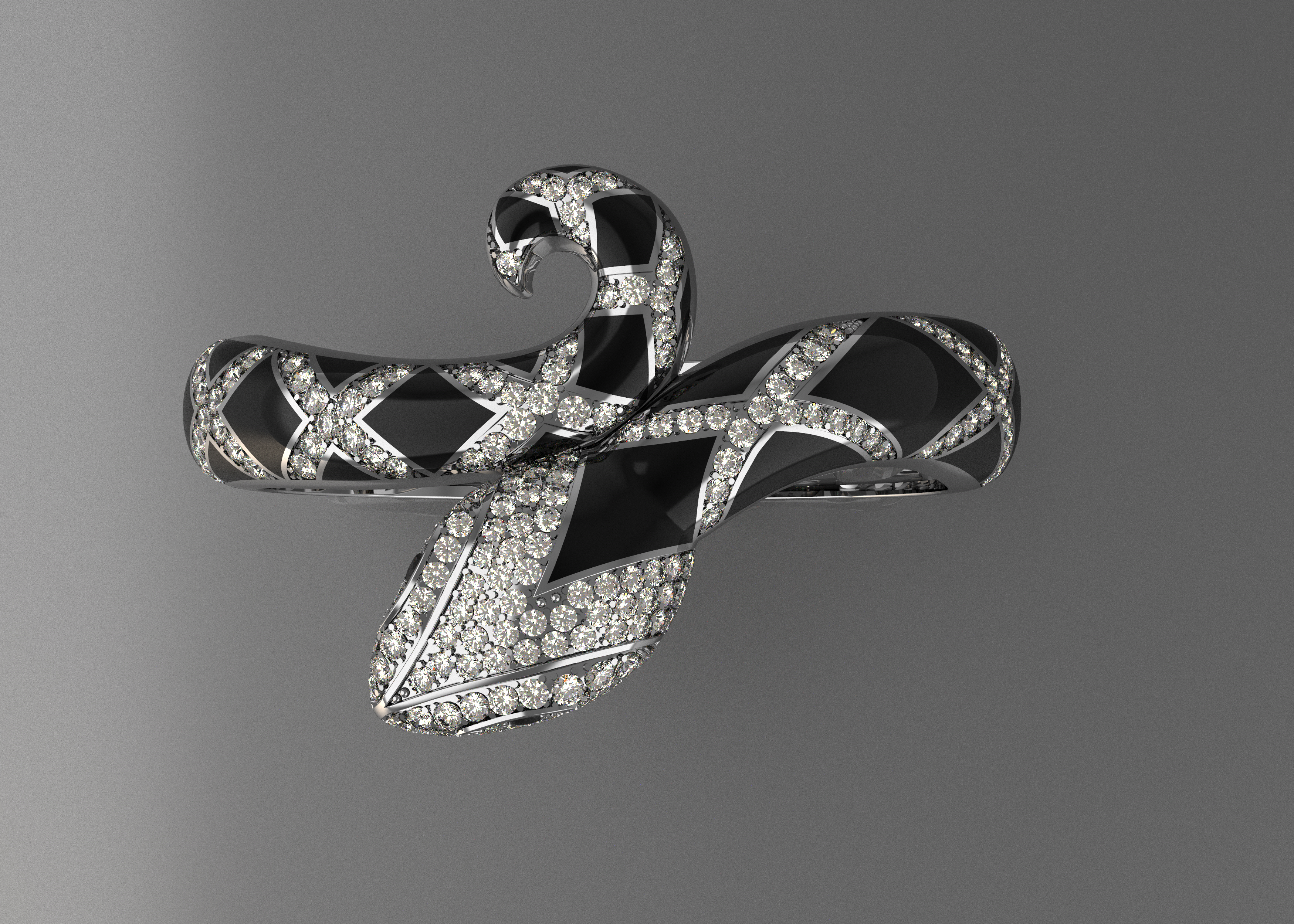 Bracelet Snake 3D print model_6