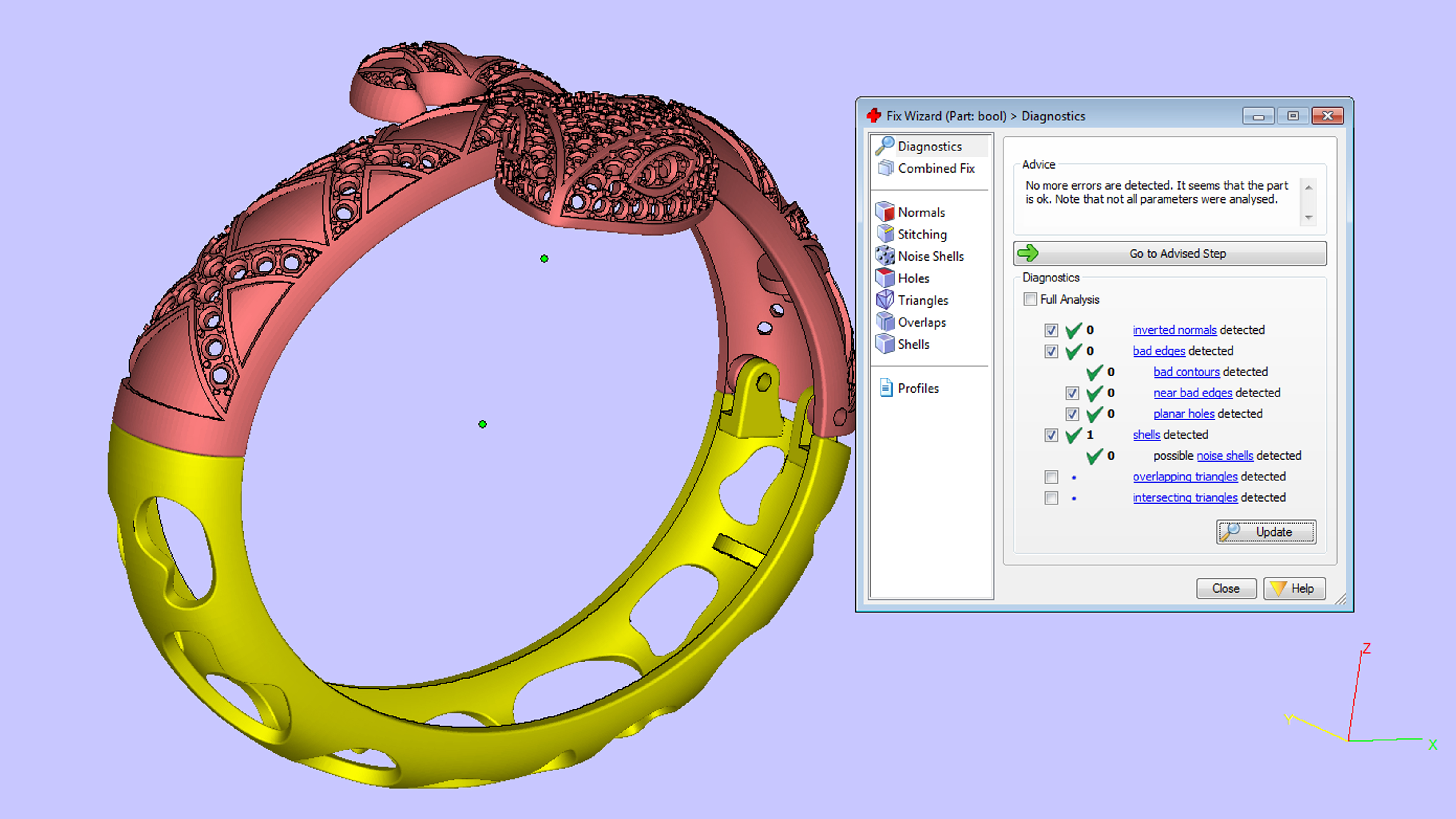 Bracelet Snake 3D print model_9