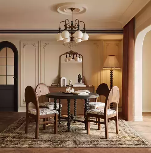 Modern Classic Dining Area 