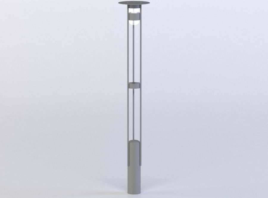 PARK LIGHT 3D MODEL Low-poly 3D model_0