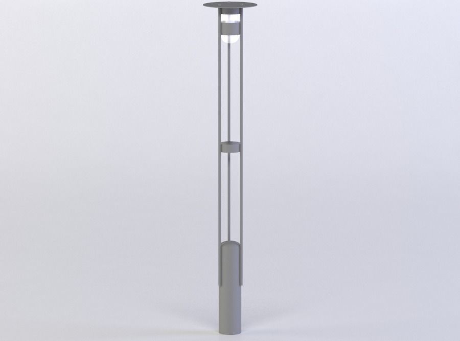 PARK LIGHT 3D MODEL Low-poly 3D model_2