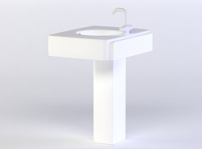 NEWSON PEDESTAL BASIN 3D MODEL