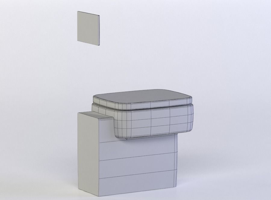 NEWSON WC'S AND BIDETS 3D MODEL Low-poly 3D model_5