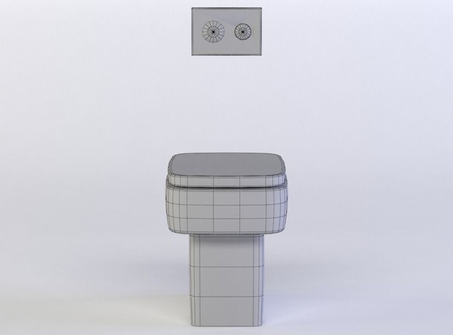 NEWSON WC'S AND BIDETS 3D MODEL Low-poly 3D model_3