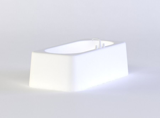 NEWSON FREESTANDING BATH 3D MODEL