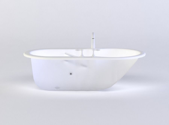 K-1338-H2 BATH 3D MODEL