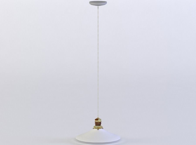 GENERIC ANTIQUE PENDANT LAMP 3D MODEL Low-poly 3D model