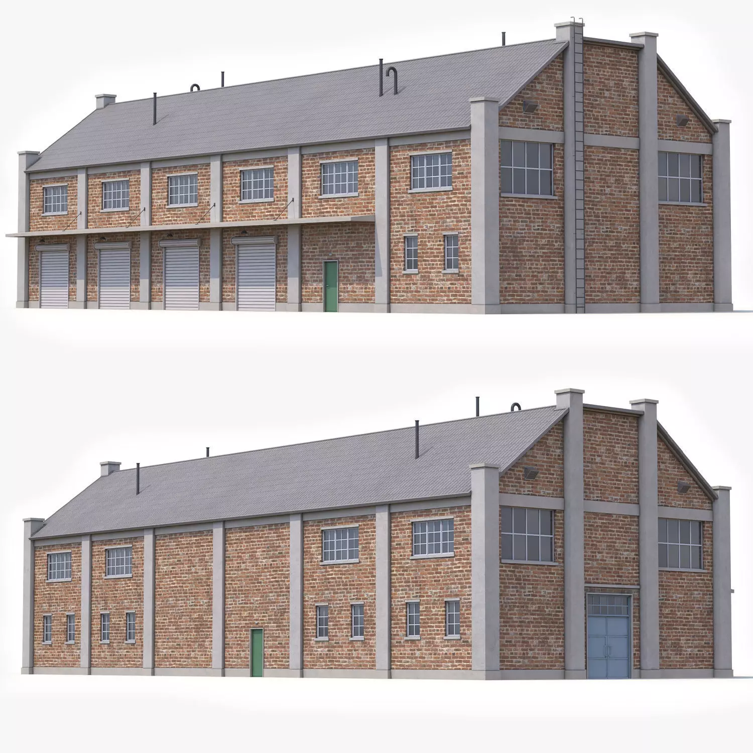 Industrial Building 29 PBR Low-poly 3D model