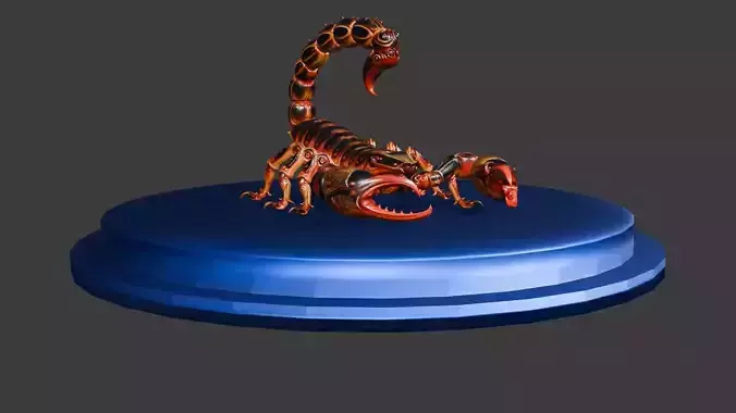 Crimson Steel Scorpion