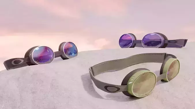 Goggles Sunset