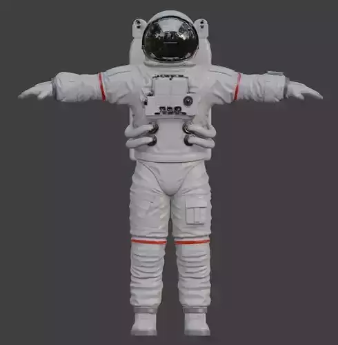 Astronaut Spacesuit 3D Model