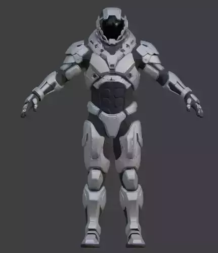Astronaut Spacesuit 3D Model