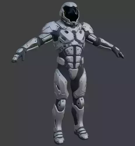 Astronaut Spacesuit 3D Model