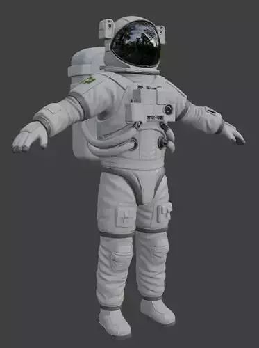 Astronaut Spacesuit 3D Model