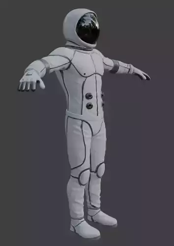 Astronaut Spacesuit 3D Model