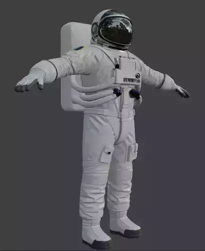 Astronaut Spacesuit 3D Model
