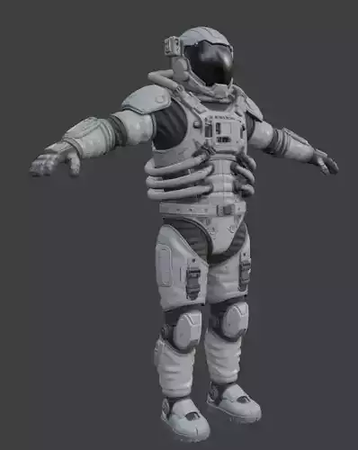 Astronaut Spacesuit 3D Model