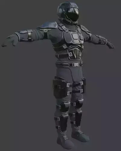 Astronaut Spacesuit 3D Model