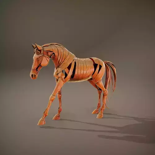 Steampunk Copper Horse model pack