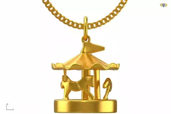 kids pendant charms - one inch pendant