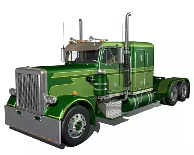 359 Custom Semi Truck 3D model