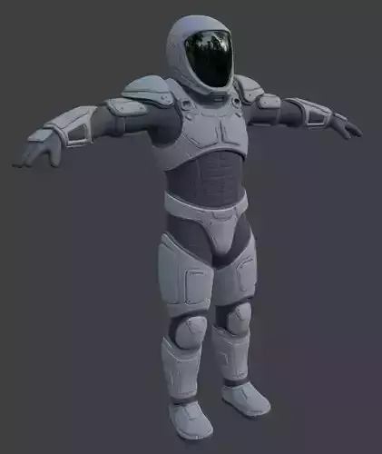 Astronaut Spacesuit 3D Model